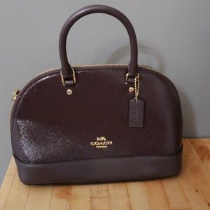Chocolate Coach handbag